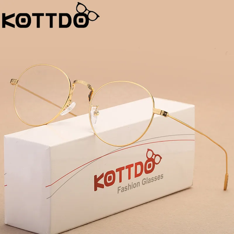 KOTTDO New Fashion Men Round Glasses Frames for Women Myopia Optical Vintage Reading Business Eyewear Transparent Eyeglasses
KOTTDO New Fashion Men Round Glasses Frames for Women Myopia Optical Vintage Reading Business Eyewear Transparent Eyeglasses