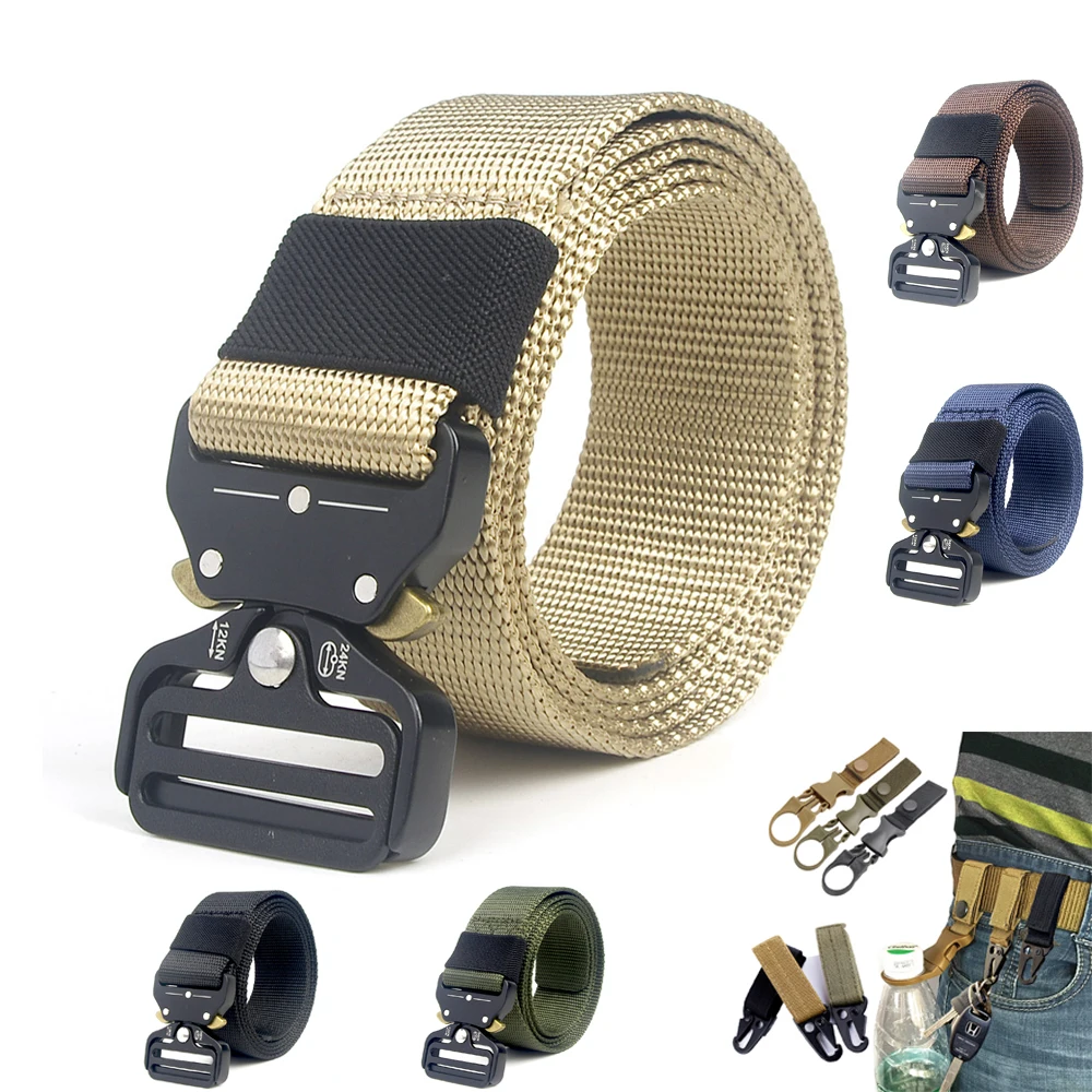Tactical Belt Military Equipment Nylon Belt Outdoor Training Belt Quality Strap Knock Off Automatic Metal Buckle Combat Belt
Tactical Belt Military Equipment Nylon Belt Outdoor Training Belt Quality Strap Knock Off Automatic Metal Buckle Combat Belt