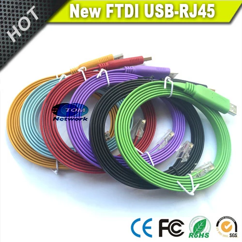 Freeshipping FTDI FT232R USB RS232 serial to RJ45 console cable for cisco Juniper checkpoint Aruba
Freeshipping FTDI FT232R USB RS232 serial to RJ45 console cable for cisco Juniper checkpoint Aruba