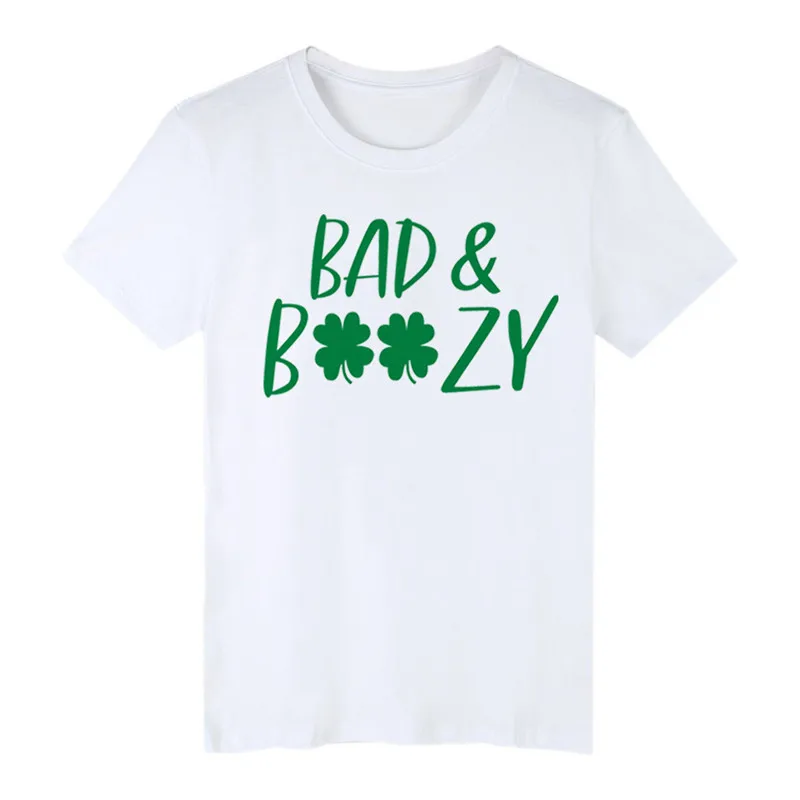LUSLOS Bad and Boozy T Shirt Let's Get Ready to Stumble Day Drink Tee Tops Shenanigan Enthusiast Short Sleeve
LUSLOS Bad and Boozy T Shirt Let's Get Ready to Stumble Day Drink Tee Tops Shenanigan Enthusiast Short Sleeve