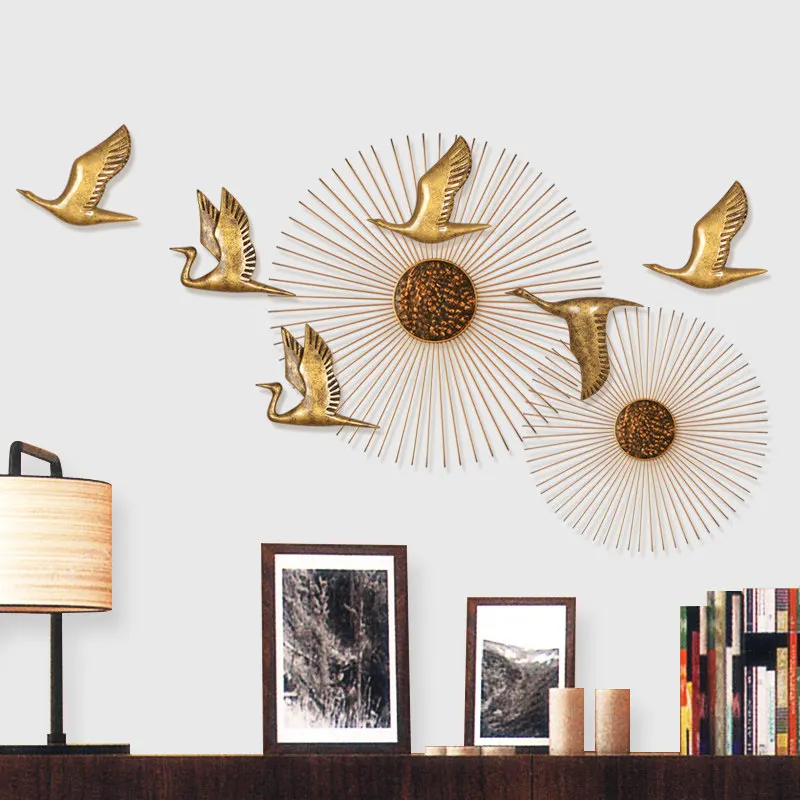 Modern Wrought Iron Round Shape Wall Hanging Decoration Pendant Home Livingroom Sofa TV Background Wall Sticker Ornaments Crafts
Modern Wrought Iron Round Shape Wall Hanging Decoration Pendant Home Livingroom Sofa TV Background Wall Sticker Ornaments Crafts