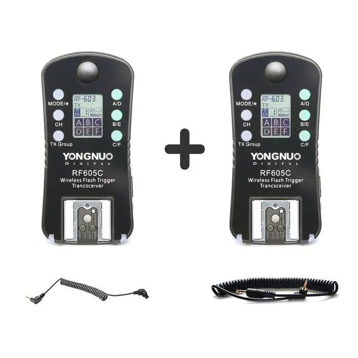 YONGNUO RF-605 RF605C RF 605C RF605 C Wireless Flash Trigger for Canon upgrade version of RF-603II
YONGNUO RF-605 RF605C RF 605C RF605 C Wireless Flash Trigger for Canon upgrade version of RF-603II