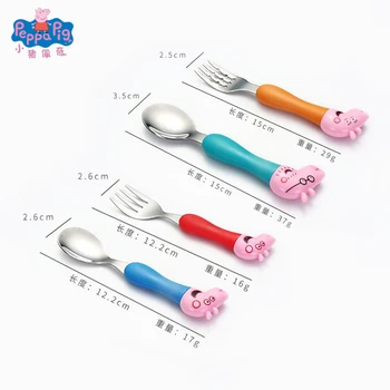 Peppa Pig Action figure Tableware Spoon Cross Fork Soup Spoon Set training eat Lunch Steak George Peppa Pig Party Toys
Peppa Pig Action figure Tableware Spoon Cross Fork Soup Spoon Set training eat Lunch Steak George Peppa Pig Party Toys