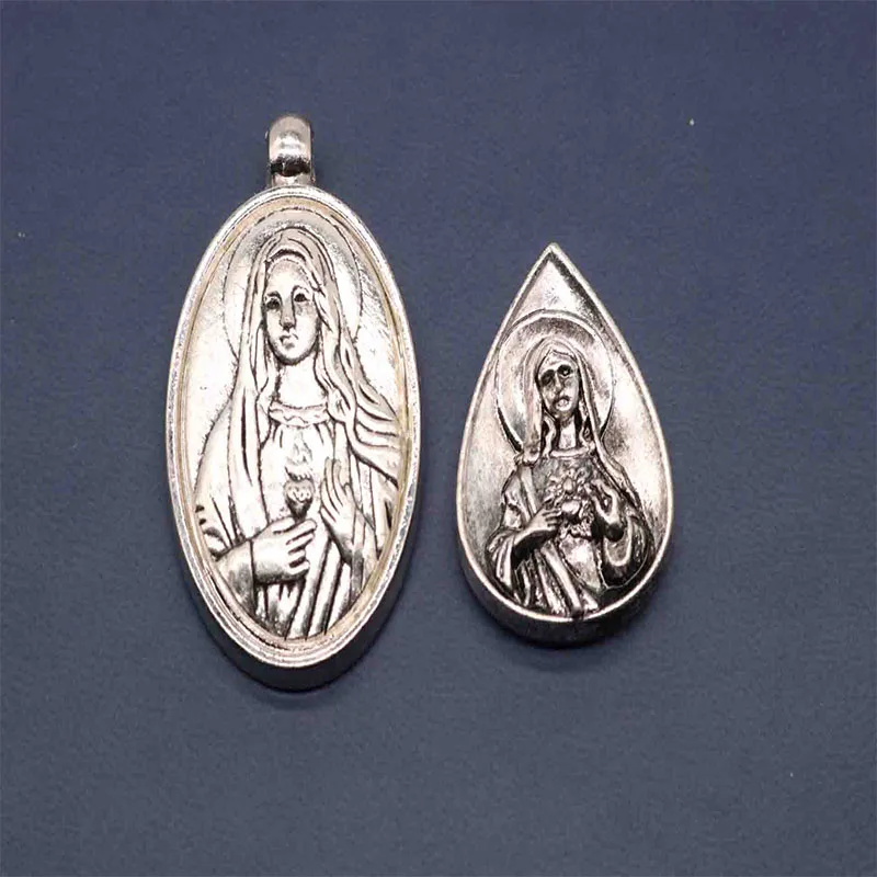 Catholic Maria Madonna Medal of Mercy. Mercy Mary Pendant Medallion Necklace / Bracelet
Catholic Maria Madonna Medal of Mercy. Mercy Mary Pendant Medallion Necklace / Bracelet