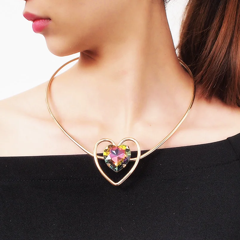 Alloy Bib Torques Chokers Necklaces For Women Heart Big Crystal Statement Necklace 2019 Wedding Fashion Jewelry UKMOC
Alloy Bib Torques Chokers Necklaces For Women Heart Big Crystal Statement Necklace 2019 Wedding Fashion Jewelry UKMOC
