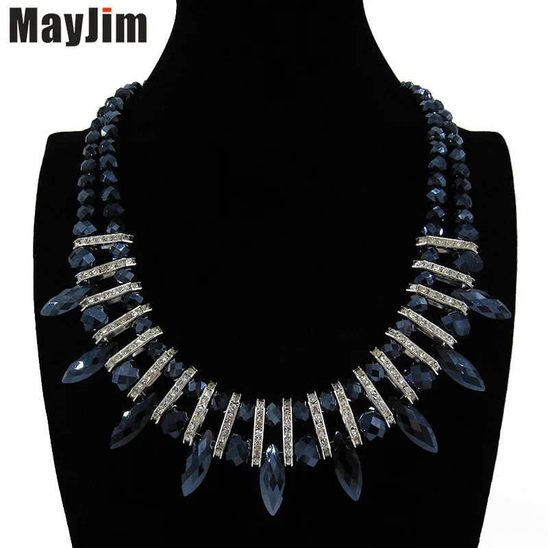 Statement big Crystal personalized necklace Fashion Women Hand-woven chunky Gold Chain collar Bead Necklaces & Pendants Bijoux
Statement big Crystal personalized necklace Fashion Women Hand-woven chunky Gold Chain collar Bead Necklaces & Pendants Bijoux