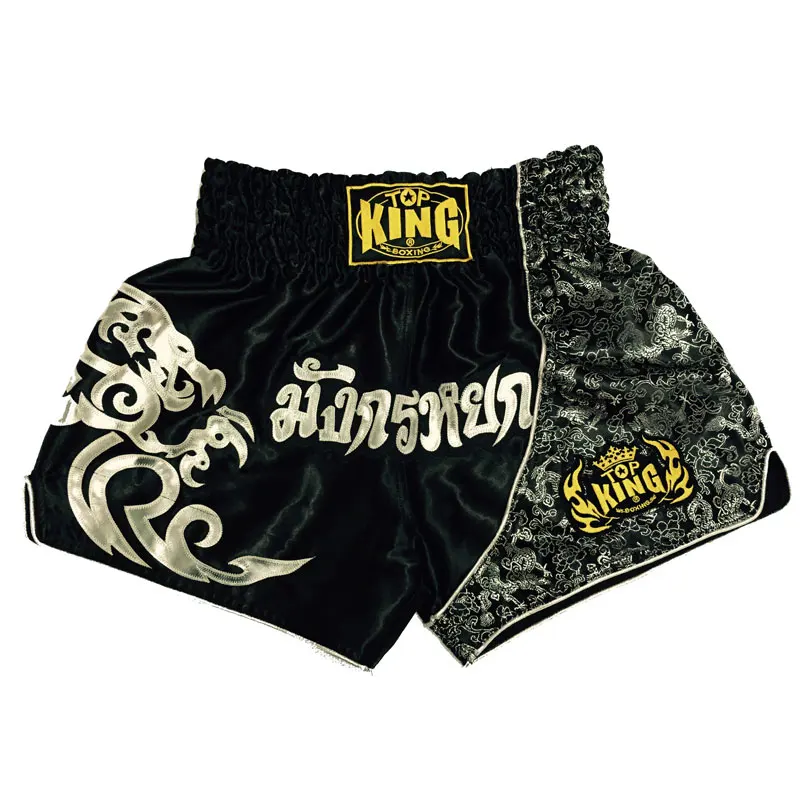 Image Ebuy360 Twins King Muay Thai MMA Boxing Trunks Men Women Lycra Cool Pro Training Fitness Punching Match Trousers Shorts Trunks