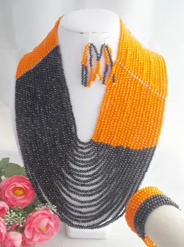 Splendid Indian Bridal African Nigerian Beads Bridal Jewelry Set Perfect Wedding Brides Gift Jewelry Set Free Shipping MT1190
Splendid Indian Bridal African Nigerian Beads Bridal Jewelry Set Perfect Wedding Brides Gift Jewelry Set Free Shipping MT1190