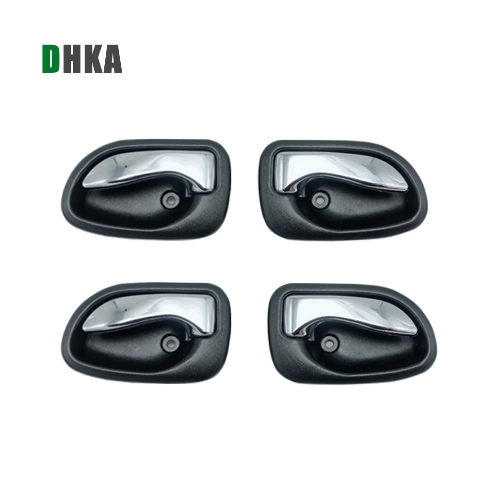 Fit 95-99 Hyundai Accent Inside Inner Chrome Front Rear Left Right Door Handle Fit 95-99 Hyundai Accent Inside Inner Chrome Front Rear Left Right Door Handle