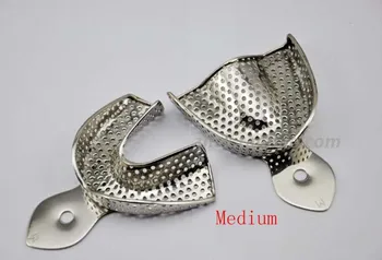2pcs Autoclavable Middle Dental Stainless Steel Anterior Impression Trays for Dental Work
2pcs Autoclavable Middle Dental Stainless Steel Anterior Impression Trays for Dental Work