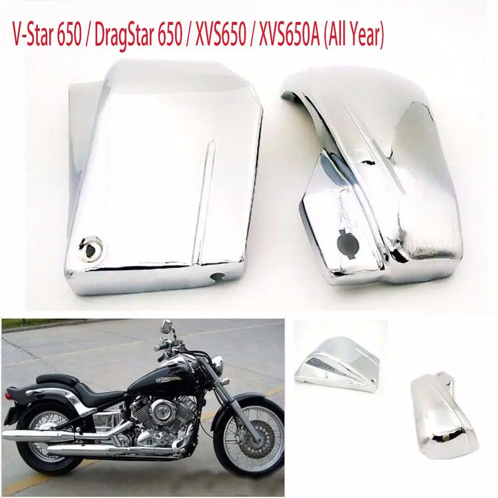 Black Silver XXL Motorcycle Cover Fit Yamaha VStar 950 1100 1300 Classic Stryker