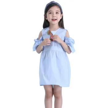 Girls Dresses Sky Blue Off Shoulder Summer Dress Bow Kids Princess Dress For Girl Cotton Children Clothing 6 8 10 12 Years
Girls Dresses Sky Blue Off Shoulder Summer Dress Bow Kids Princess Dress For Girl Cotton Children Clothing 6 8 10 12 Years