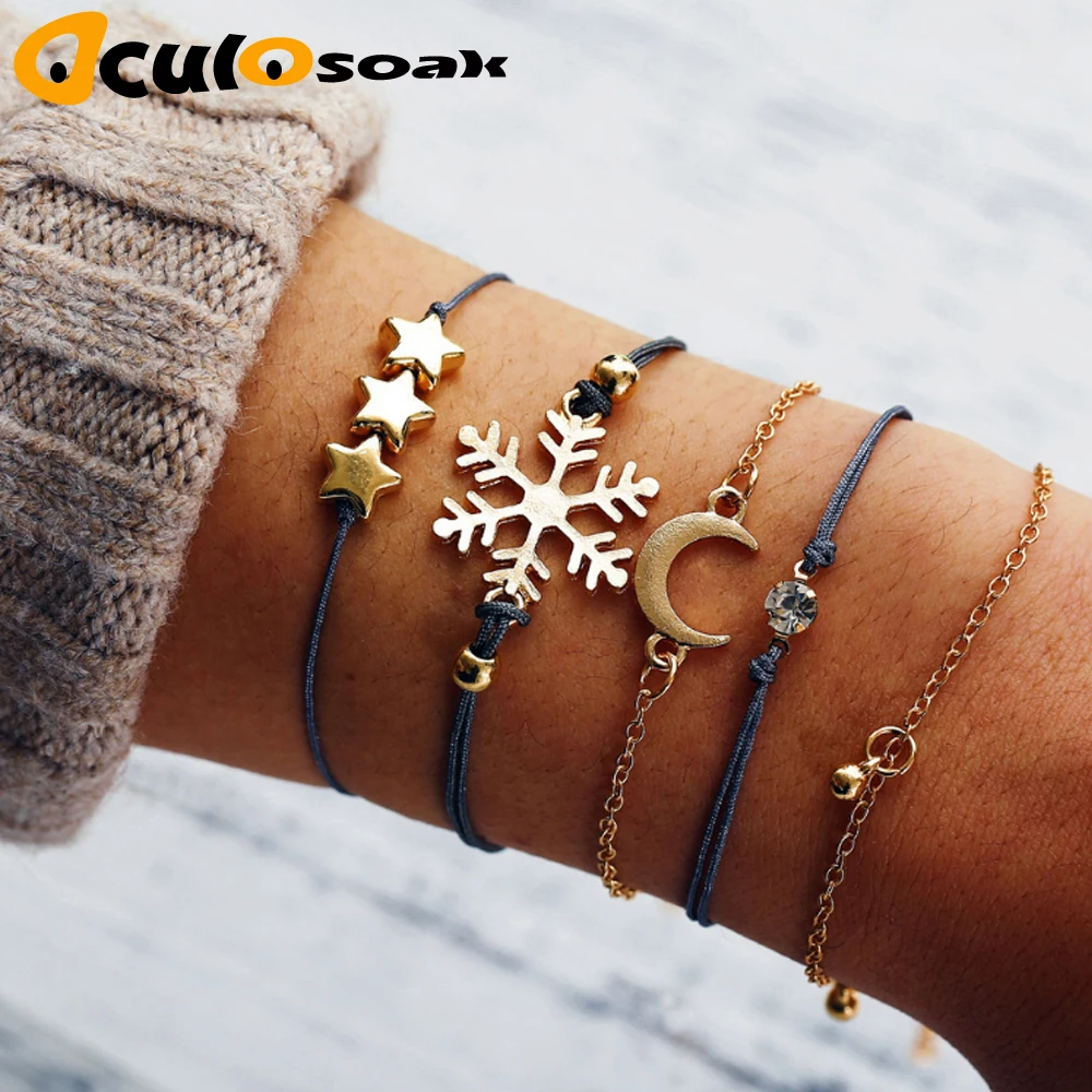 6PCS/Set Turtle Moon Star ead Charm Bracelets For Women 2019 Boho Crystal Stone Infinite Chain Bracelet Jewelry Wholesale
6PCS/Set Turtle Moon Star ead Charm Bracelets For Women 2019 Boho Crystal Stone Infinite Chain Bracelet Jewelry Wholesale