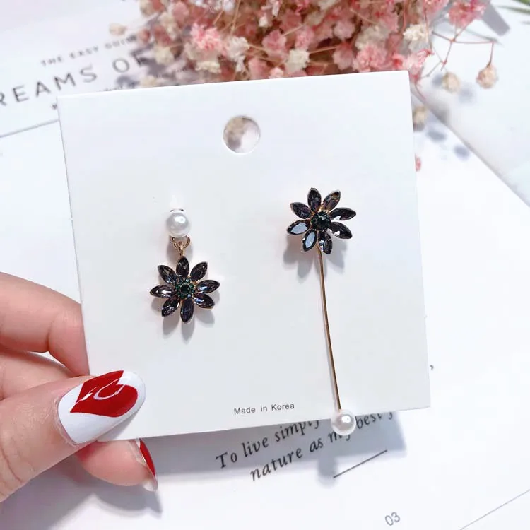 2018 Beautiful Flower Long Dangle Earring Asymmetric Rhinestone Simulated Pearl Drop Pendientes For Women Fashion Jewelry Gift
2018 Beautiful Flower Long Dangle Earring Asymmetric Rhinestone Simulated Pearl Drop Pendientes For Women Fashion Jewelry Gift