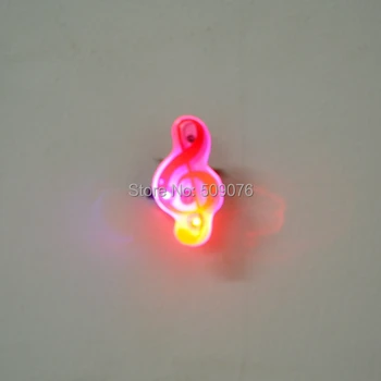 Free shipping 50pcs/lot Cartoon music note LED Flashing Light Up Badge/Brooch Pins for Christmas Gifts party favors 
Free shipping 50pcs/lot Cartoon music note LED Flashing Light Up Badge/Brooch Pins for Christmas Gifts party favors
