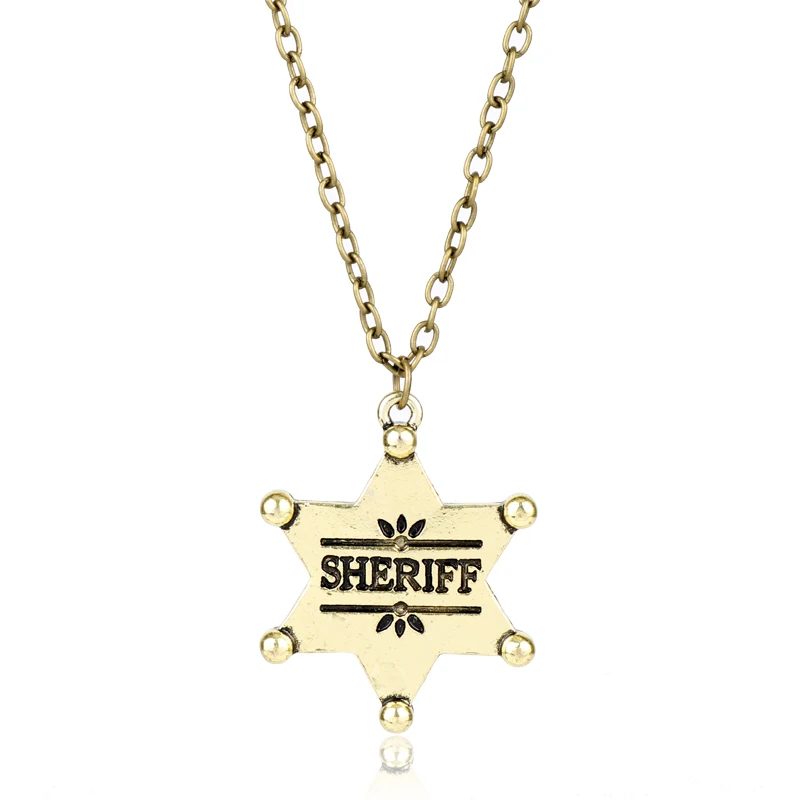 MQCHUN New Vintage Jewelry Western Texas Sheriff Ranger Cop Star Badge Rodeo Sheriff Necklace Men Women Gift -30
MQCHUN New Vintage Jewelry Western Texas Sheriff Ranger Cop Star Badge Rodeo Sheriff Necklace Men Women Gift -30
