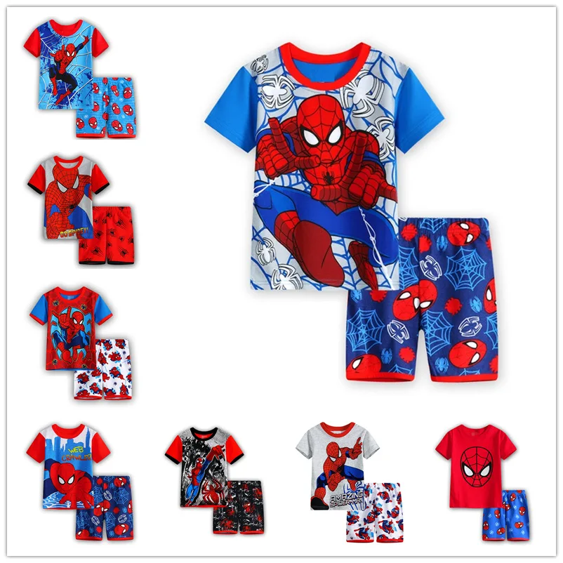Boys Clothes Spiderman Set Mickey Toddler Boys Clothes Set kids Boy Summer outfits Clothing Boy Two-piece Pajamas Spiderman Suit
Boys Clothes Spiderman Set Mickey Toddler Boys Clothes Set kids Boy Summer outfits Clothing Boy Two-piece Pajamas Spiderman Suit
