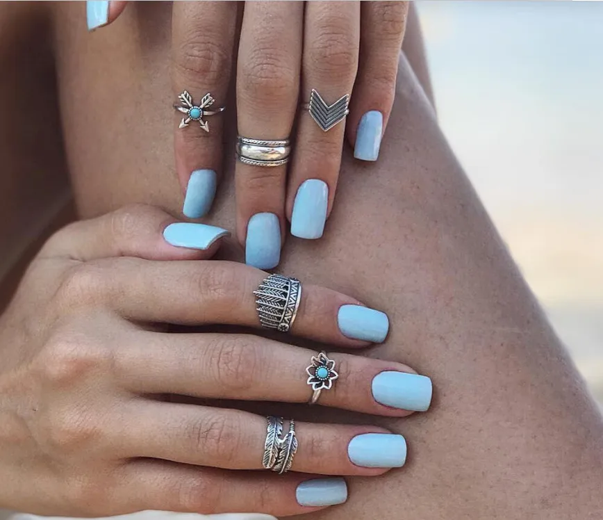 TianBo 6PCS Vintage Turkish Beach Punk Arrow Ring Set Ethnic Carved Silver Plated Boho Midi Finger Ring Knuckle Charm anelli
TianBo 6PCS Vintage Turkish Beach Punk Arrow Ring Set Ethnic Carved Silver Plated Boho Midi Finger Ring Knuckle Charm anelli