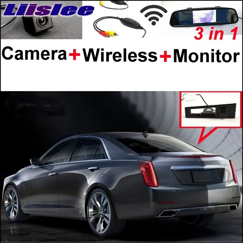 Liislee 3 in1 Special Rear View Camera + Wireless Receiver + Mirror Monitor Easy DIY Parking System For Cadillac CTS 2008~2014
Liislee 3 in1 Special Rear View Camera + Wireless Receiver + Mirror Monitor Easy DIY Parking System For Cadillac CTS 2008~2014