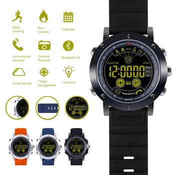 Bluetooth EX19 Smart Watch ios Waterproof relogio Long Standby Stopwatch Calaries Android Smartwatch Men relojes inteligentes
Bluetooth EX19 Smart Watch ios Waterproof relogio Long Standby Stopwatch Calaries Android Smartwatch Men relojes inteligentes