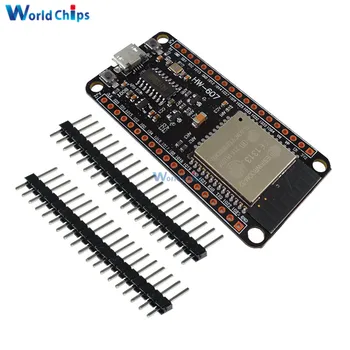 ESP-32 ESP32 Wireless WiFi Bluetooth 2.4GHz CP2102 Micro USB Development Board Dual Core Module ESP-32S CH340G Similar ESP8266
ESP-32 ESP32 Wireless WiFi Bluetooth 2.4GHz CP2102 Micro USB Development Board Dual Core Module ESP-32S CH340G Similar ESP8266