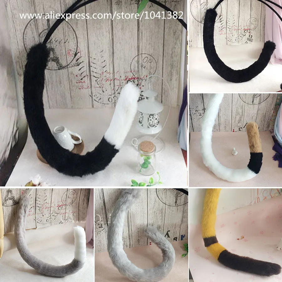 Anime Party Lolita Cosplay Costume black Cat Tail 70 cm Wire inside fox Tail cos Cute Sexy Women Girls Party Christmas Easter
Anime Party Lolita Cosplay Costume black Cat Tail 70 cm Wire inside fox Tail cos Cute Sexy Women Girls Party Christmas Easter