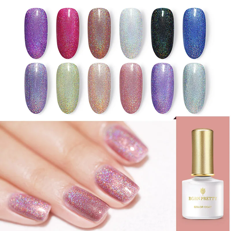 BORN PRETTY 6ml Holographic Gel Polish Shimmer Bling Soak Off UV Gel Lacquer Nail Art Design Supplies
BORN PRETTY 6ml Holographic Gel Polish Shimmer Bling Soak Off UV Gel Lacquer Nail Art Design Supplies