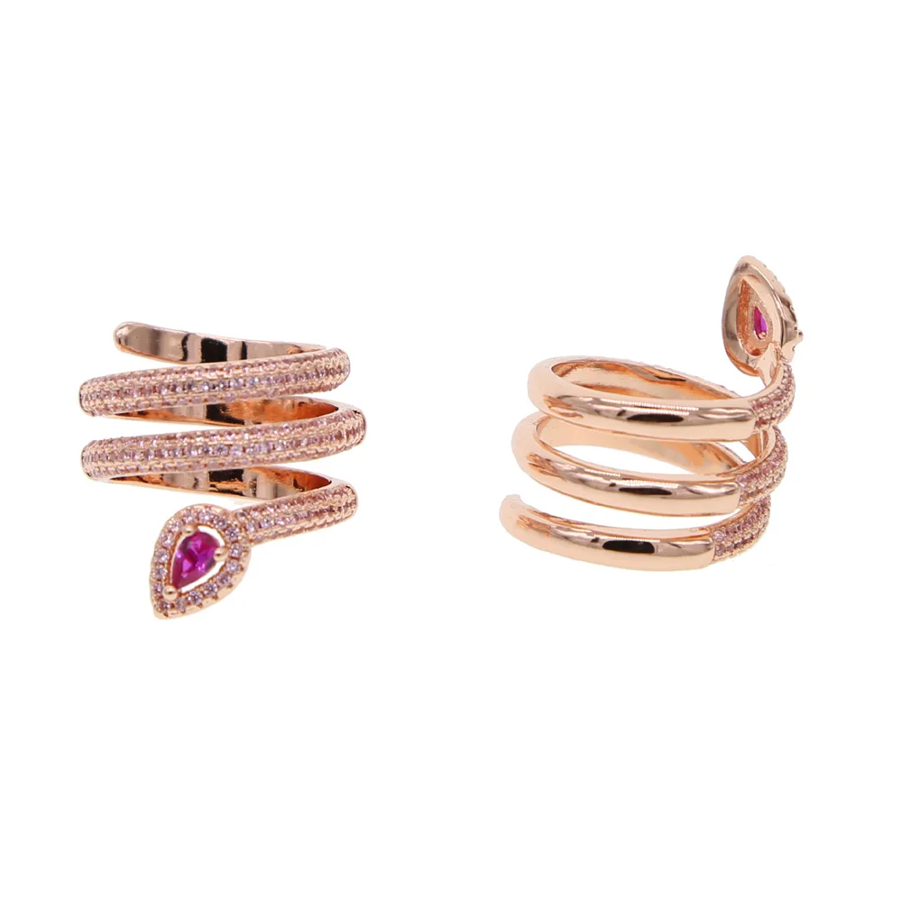 open size adjustable rings clear red cubic zirconia multi wrap women full finger snake shaped ring fashion jewelry
open size adjustable rings clear red cubic zirconia multi wrap women full finger snake shaped ring fashion jewelry