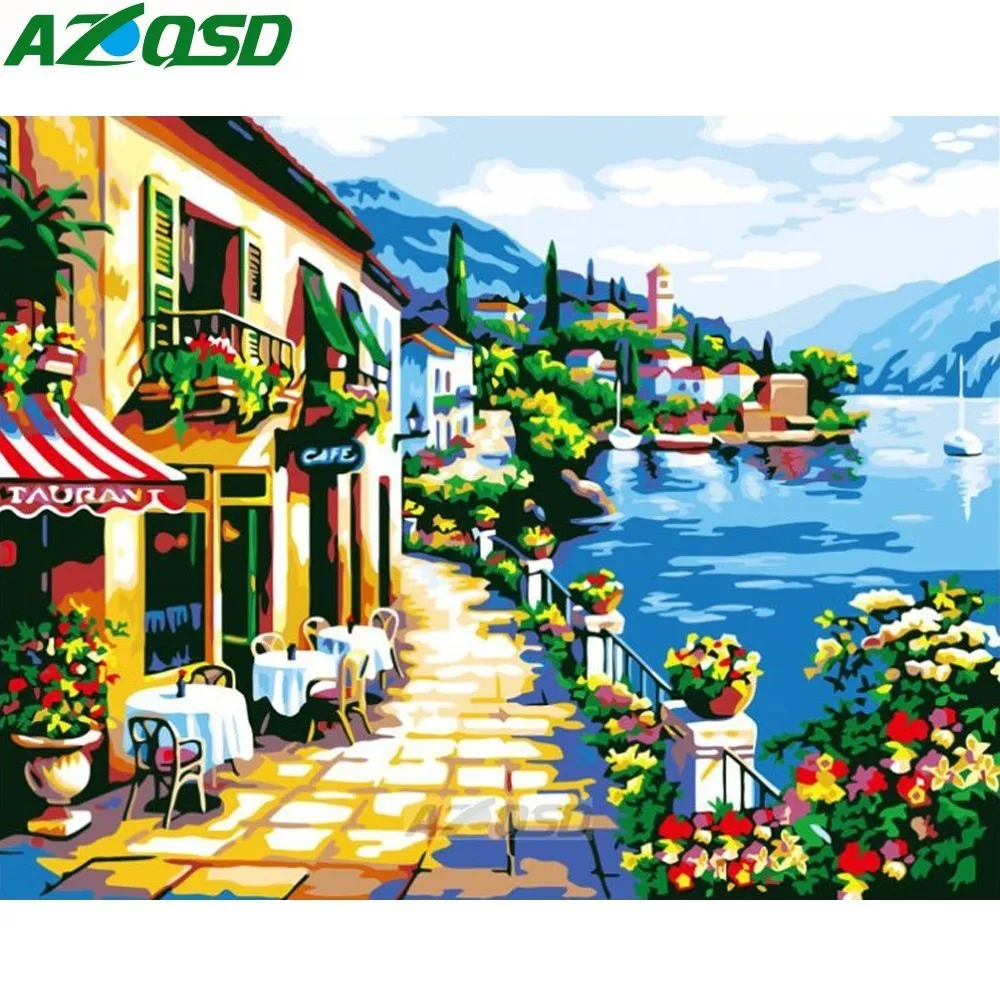 AZQSD Painting By Numbers 40x50cm Frameless Beautiful City Scenery Oil Painting Picture By Numbers On Canvas Home Decor Szyh422
AZQSD Painting By Numbers 40x50cm Frameless Beautiful City Scenery Oil Painting Picture By Numbers On Canvas Home Decor Szyh422