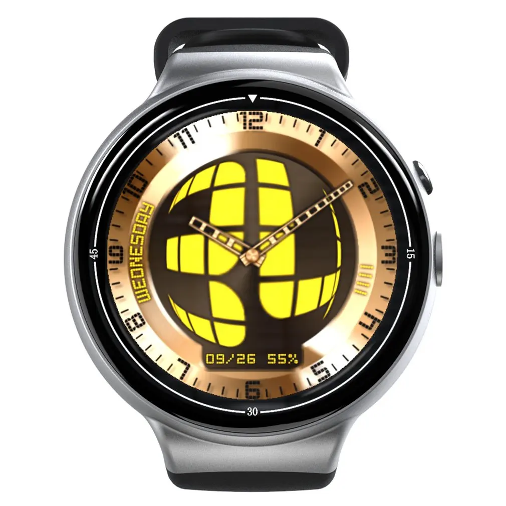 I4 Android 5.1 OS Heart Rate Monitor Smart Watch 3G Mobile Phone 2G + 16G + 2.0MP WIFI GPS Smart Watch IP54 Life Waterproof