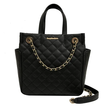 Women's Quilted Designer Chic Large Tote Shoulder Cross Body Bag Handbag PU Leather with Chain
Women's Quilted Designer Chic Large Tote Shoulder Cross Body Bag Handbag PU Leather with Chain