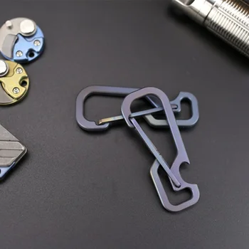 1pc Titanium Alloy keychain EDC outdoor camping pocket tool Multi-purpose carabiner with bottle opener product Accessories
1pc Titanium Alloy keychain EDC outdoor camping pocket tool Multi-purpose carabiner with bottle opener product Accessories