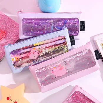 Cute Pvc Water Liquid Pig Cartoon Animal Kawaii Pencil Bag & Case for Kid School Supplies Stationery Storage Bag Wholesale
Cute Pvc Water Liquid Pig Cartoon Animal Kawaii Pencil Bag & Case for Kid School Supplies Stationery Storage Bag Wholesale
