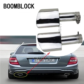 BOOMBLOCK Car Accessories For Mercedes W204 C-Class AMG BENZ 5.2cm C-Class Exhaust Pipe 304 Stainless Steel Exhaust Muffler Tip
BOOMBLOCK Car Accessories For Mercedes W204 C-Class AMG BENZ 5.2cm C-Class Exhaust Pipe 304 Stainless Steel Exhaust Muffler Tip