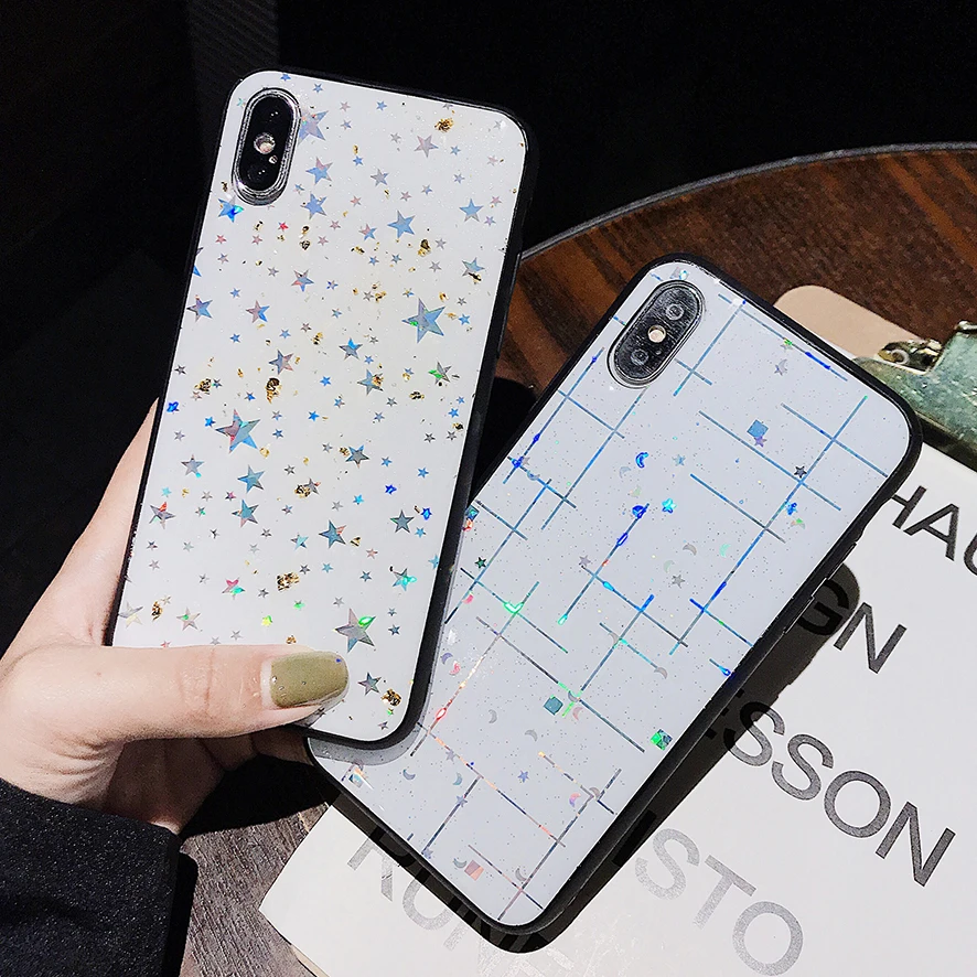 Glitter Star Art Line Phone Case For iPhone XR XS Max X XS White Back Cover For iPhone 6 6S Plus 7 8 Plus 5 5s SE Luxury Fundas
Glitter Star Art Line Phone Case For iPhone XR XS Max X XS White Back Cover For iPhone 6 6S Plus 7 8 Plus 5 5s SE Luxury Fundas