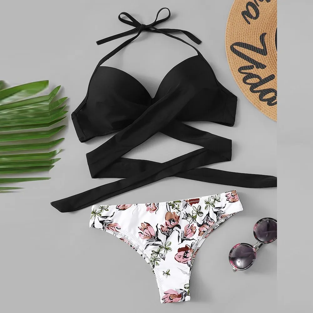 2019 Fashion Sexy Women Bikini Print Swimsuit Swimwear bikinis Bandage Bathing Beachwear Bikinis Set Swimsuit Female L300117
2019 Fashion Sexy Women Bikini Print Swimsuit Swimwear bikinis Bandage Bathing Beachwear Bikinis Set Swimsuit Female L300117