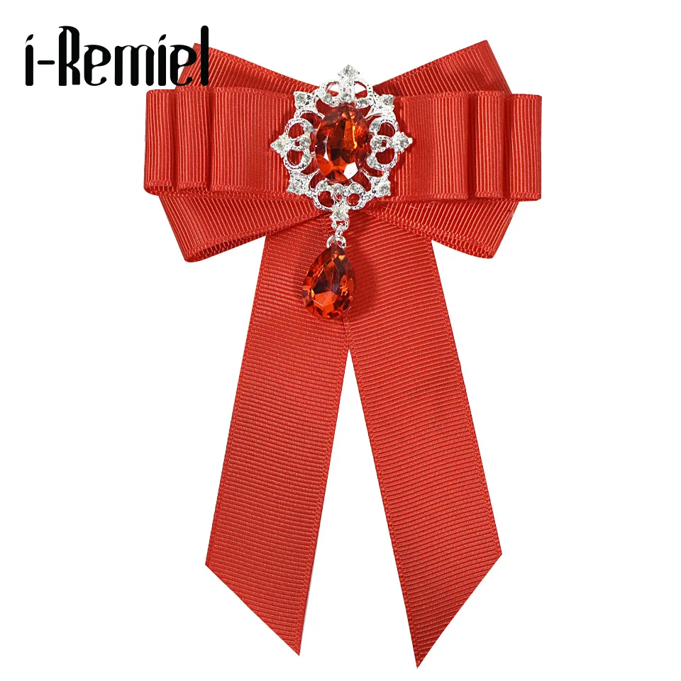 i-Remiel Red Velvet Ribbon Bowtie Bow Brooch Collar Pins And Brooches Blouse Women's Clothing Accessories Fashion Jewelry Broche
i-Remiel Red Velvet Ribbon Bowtie Bow Brooch Collar Pins And Brooches Blouse Women's Clothing Accessories Fashion Jewelry Broche