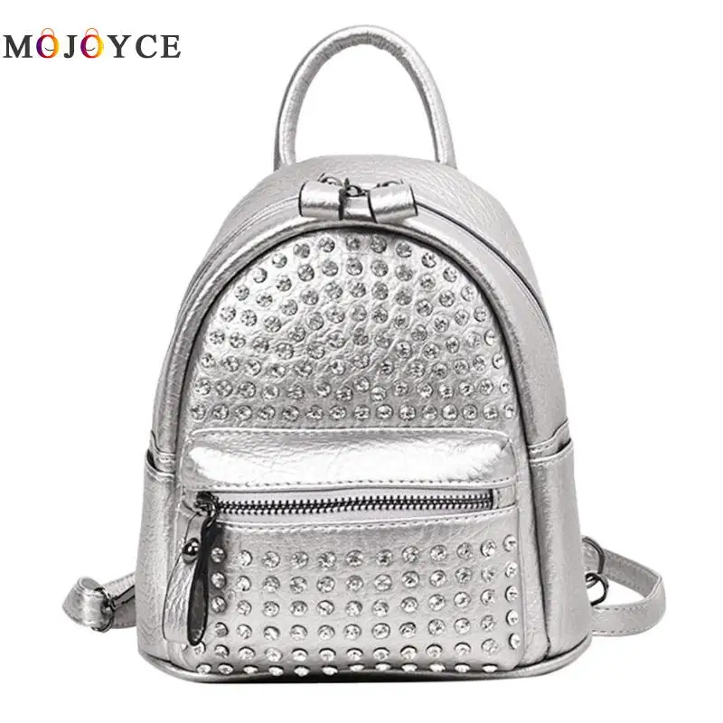 Fashion Mini Women Backpack PU Leather Diamonds Rhinestone Teenager Girls Mini Backpack
Fashion Mini Women Backpack PU Leather Diamonds Rhinestone Teenager Girls Mini Backpack
