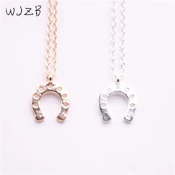 WJZB Fashion horseshoe pendant necklace The lovely horseshoe shape necklace of popular animal series for women
WJZB Fashion horseshoe pendant necklace The lovely horseshoe shape necklace of popular animal series for women
