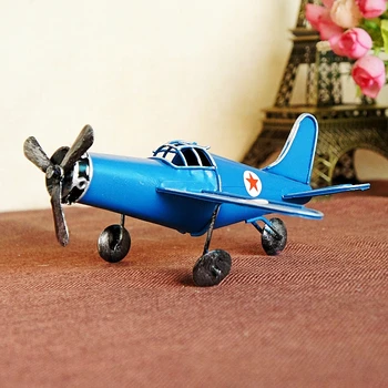 Retro Decorations Handmade Metal Aircraft Model Nostomania Crafts Propeller Airplane Modes19*21*9CM
Retro Decorations Handmade Metal Aircraft Model Nostomania Crafts Propeller Airplane Modes19*21*9CM