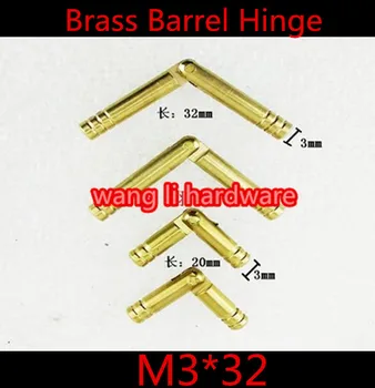 Durable 20pcs M3*32mm 3mm Brass Barrel Hinge Round Cylindrical Hidden Cabinet Hinges Concealed Invisible Mortise Mount Hinge
Durable 20pcs M3*32mm 3mm Brass Barrel Hinge Round Cylindrical Hidden Cabinet Hinges Concealed Invisible Mortise Mount Hinge