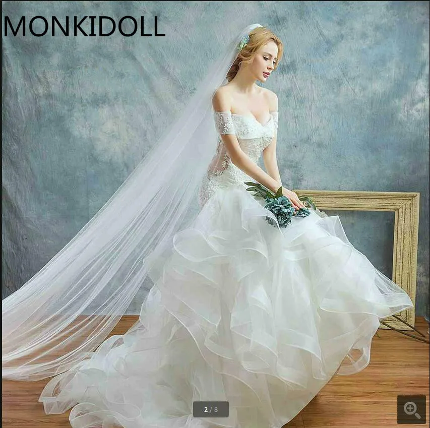Robe de mariage mermaid white lace ruffled wedding dress v neck off the shoulder crystals sexy cheap wedding dresses hot sale
Robe de mariage mermaid white lace ruffled wedding dress v neck off the shoulder crystals sexy cheap wedding dresses hot sale