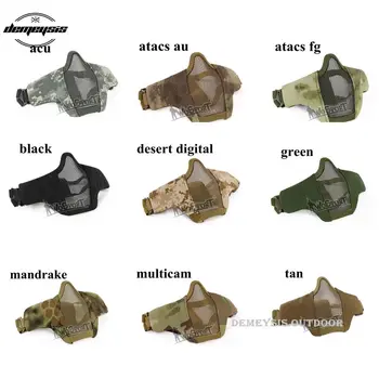 1000D Nylon & Low-carbon Steel Mesh Tactical Airsoft Mask Protective Military Shooting Paintball Hunting Mask Steel Mesh Masks
1000D Nylon & Low-carbon Steel Mesh Tactical Airsoft Mask Protective Military Shooting Paintball Hunting Mask Steel Mesh Masks