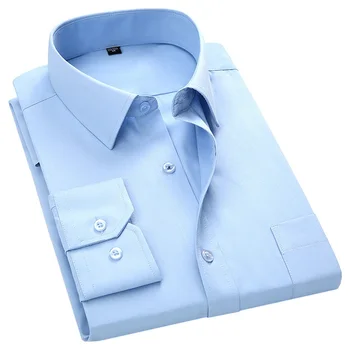 Plus Size 6XL 7XL 8XL Large Size Men's Business Casual Long Sleeved Shirt White Blue Black Smart Male Social Dress Shirt Plus
Plus Size 6XL 7XL 8XL Large Size Men's Business Casual Long Sleeved Shirt White Blue Black Smart Male Social Dress Shirt Plus