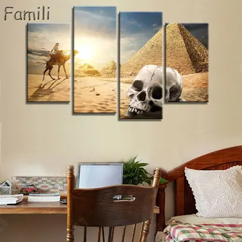 4 pcs/set Art Egypt Pyramids Camel Print Canvas Oil Painting Unframed Wall Pictures for Living Room Top Wall Decor Animal Poster
4 pcs/set Art Egypt Pyramids Camel Print Canvas Oil Painting Unframed Wall Pictures for Living Room Top Wall Decor Animal Poster