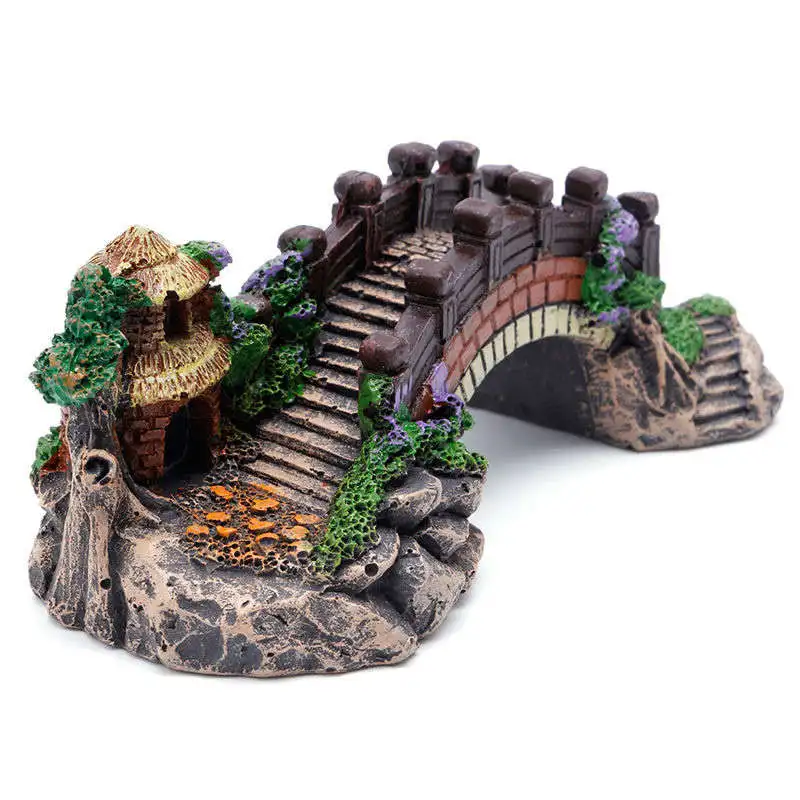 Aquarium Resin Bridge Decoration Fish Tank Pavilion Tree Bridge Landscape Ornaments Decor
Aquarium Resin Bridge Decoration Fish Tank Pavilion Tree Bridge Landscape Ornaments Decor
