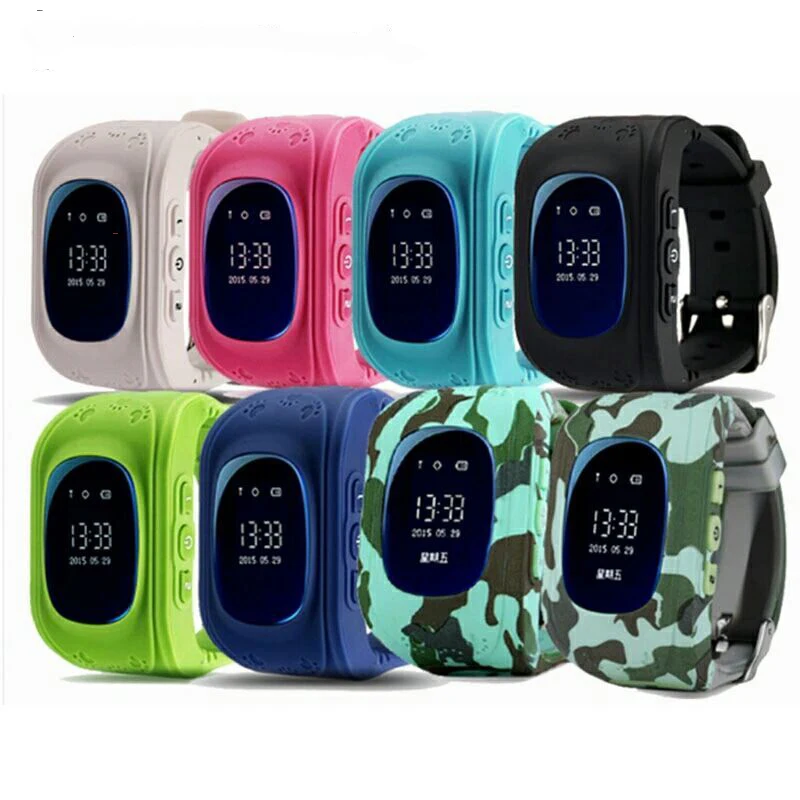 Smart Watch GPS Children Kids Wristwatch With SOS Anti-Lost Smartwatch SIM Micro Card Kids Watches Phone PK Q90 Q750 Q100