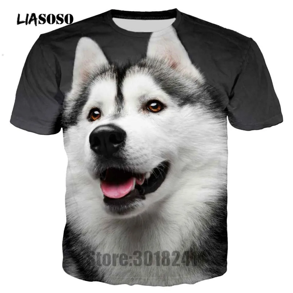 LIASOSO Summer New Men Women Sweatshirt 3D Print Animal Husky T Shirt Short Sleeve Top Hip Hop Fashion Harajuku Pullover T3258
LIASOSO Summer New Men Women Sweatshirt 3D Print Animal Husky T Shirt Short Sleeve Top Hip Hop Fashion Harajuku Pullover T3258