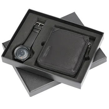 Casual Malfunction Hasp Wallet Swirl Arrow Design Quartz Wrist Watch Christmas Gifts Colar Masculino Gift Set for Boyfriend Dad
Casual Malfunction Hasp Wallet Swirl Arrow Design Quartz Wrist Watch Christmas Gifts Colar Masculino Gift Set for Boyfriend Dad