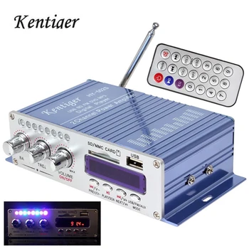 Kentiger HY-502S 2CH Wireless Bluetooth Amplifier HiFi Stereo Digital FM Amplifier Audio Amplificador For PC DVD Support SD Card
Kentiger HY-502S 2CH Wireless Bluetooth Amplifier HiFi Stereo Digital FM Amplifier Audio Amplificador For PC DVD Support SD Card